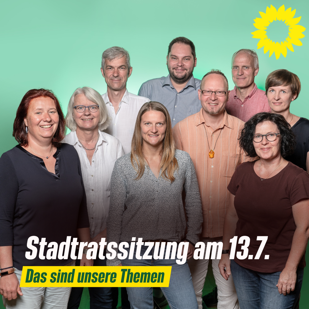 Ein Foto der Fraktionsgemeinschaft. Darauf steht: Stadtrat Chemnitz, das sind unsere Themen.