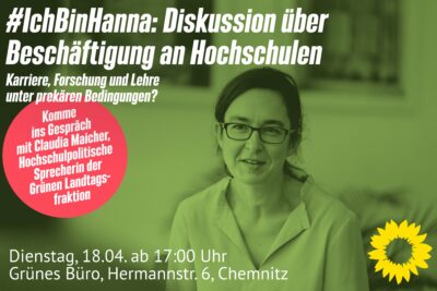 #IchBinHanna: Diskussion über Beschäftigung an Hochschulen @ Grünes Büro